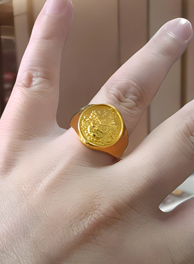 古法传承金包银黄财神福进财宝