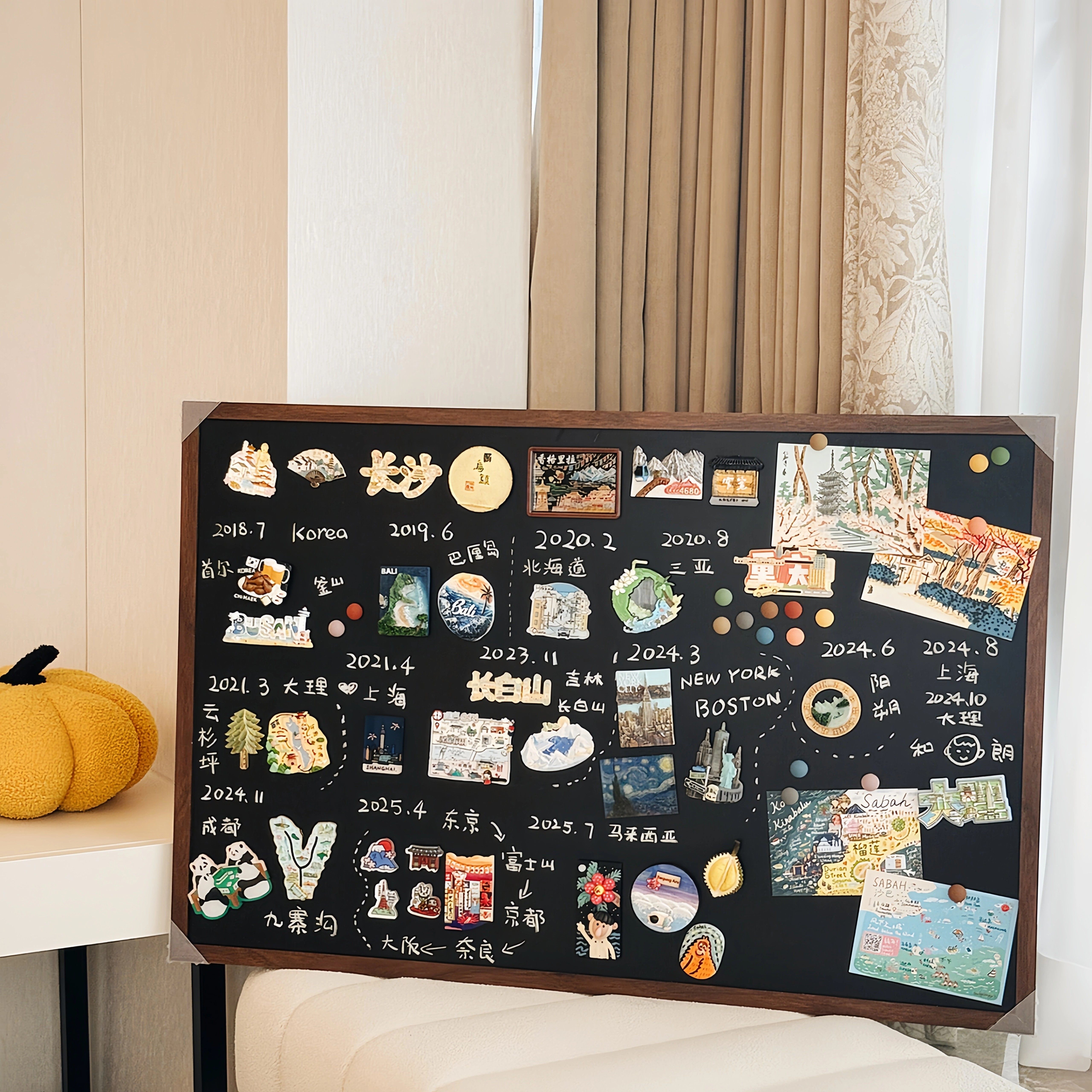 冰箱贴展示板磁吸收纳板磁吸黑板冰箱贴收纳展示照片墙磁吸板,淘宝优惠券,粉丝福利购,淘宝优惠卷