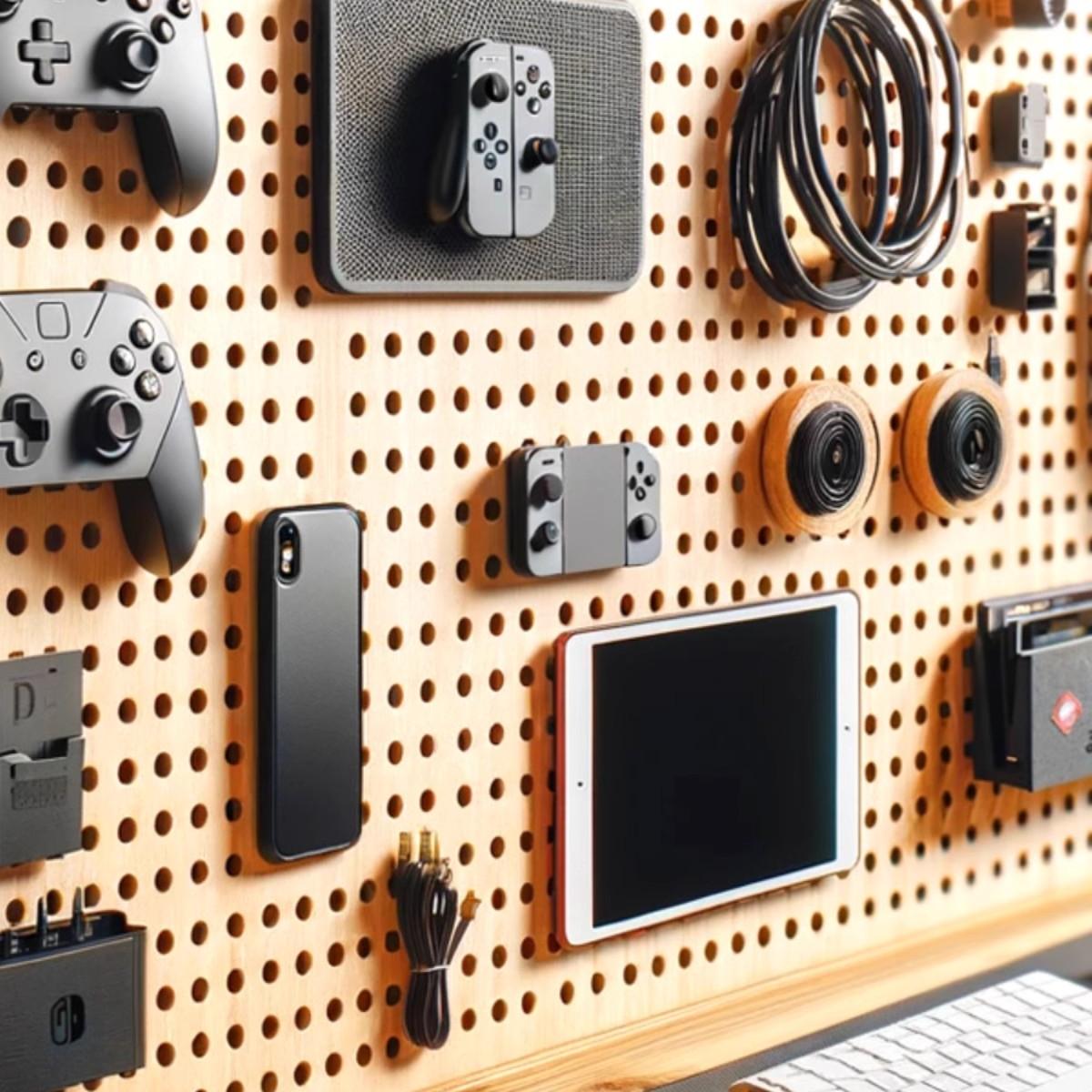Hole plate storage rack desktop storage rack