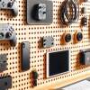 Hole plate storage rack desktop storage rack