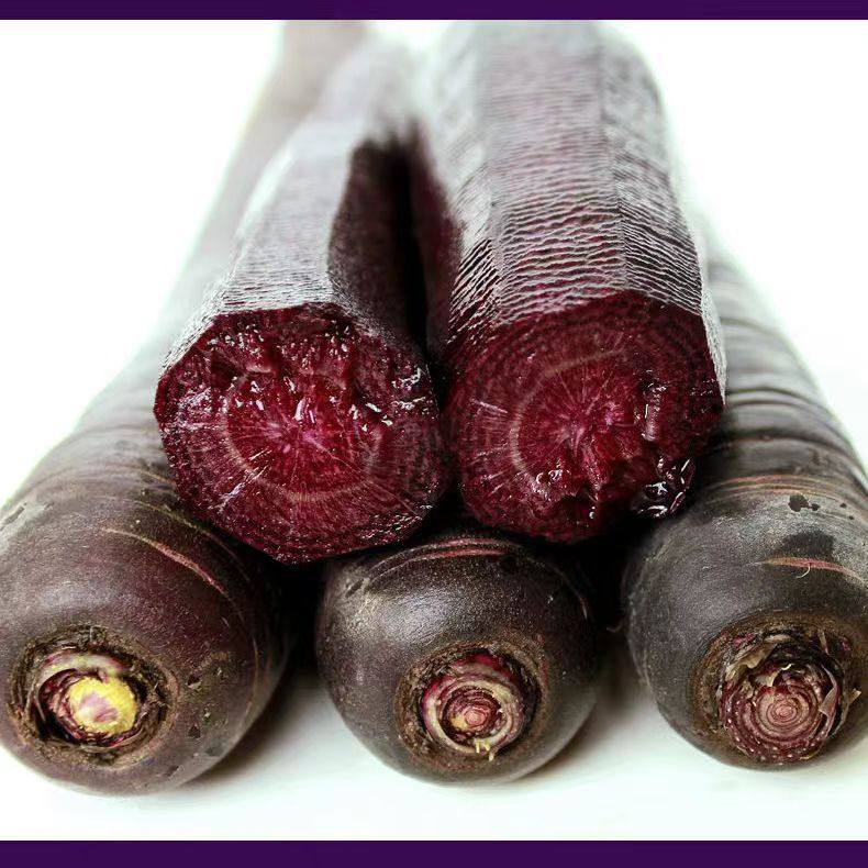 新鲜现挖现发紫色萝卜水果胡萝卜生吃花青素紫皮紫心胡萝卜5,淘宝优惠券,粉丝福利购,淘宝优惠卷