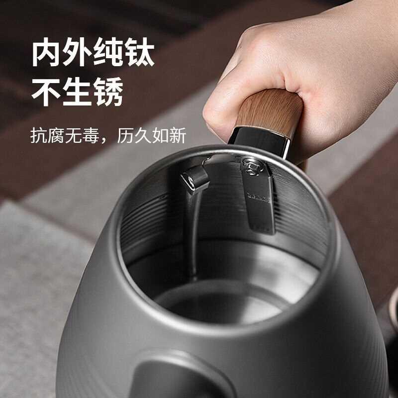 TiLIVING（钛立维）电水壶电热水壶钛合金1.8L大容量家用烧水壶煮 - 图0