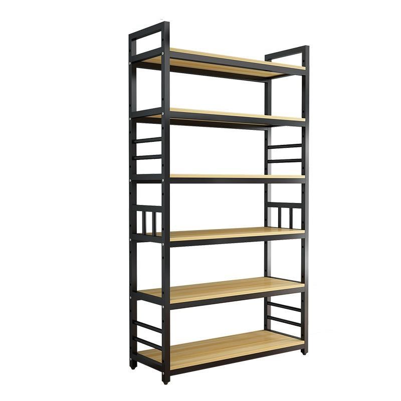 钢木架置物架家i用落地多简层收子HBY纳书架隔断书柜易架铁艺展示,淘宝优惠券,粉丝福利购,淘宝优惠卷