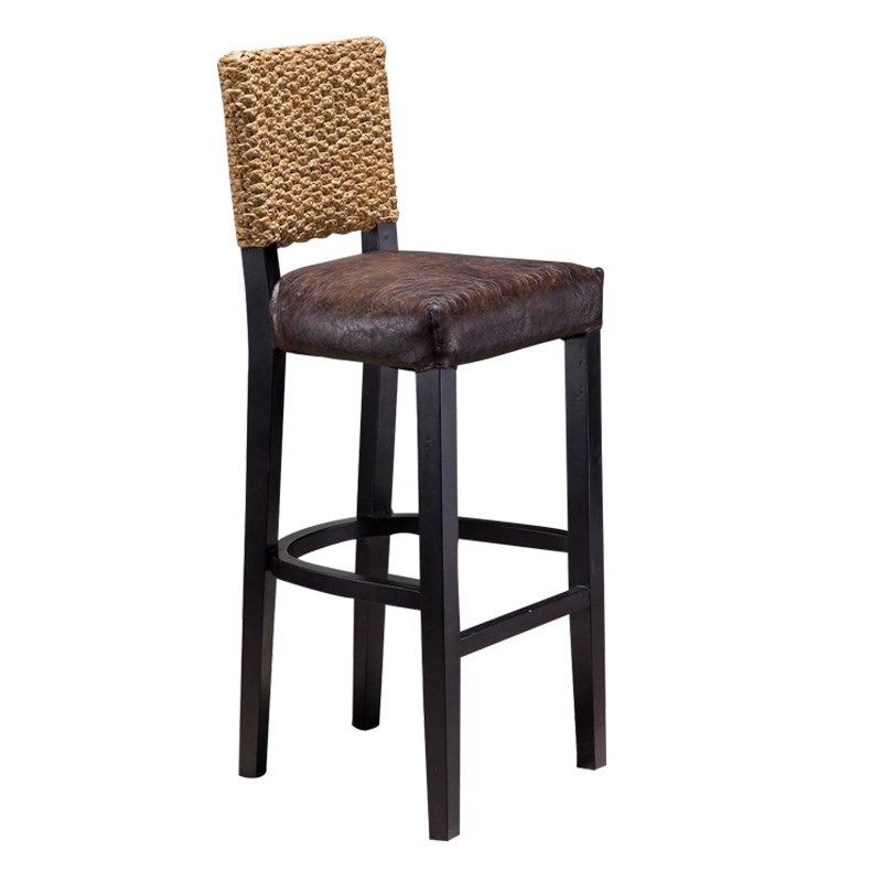 酒吧椅高脚椅酒店餐厅q藤桌椅饭店藤椅阳K台庭院休闲藤沙发椅实木,淘宝优惠券,粉丝福利购,淘宝优惠卷