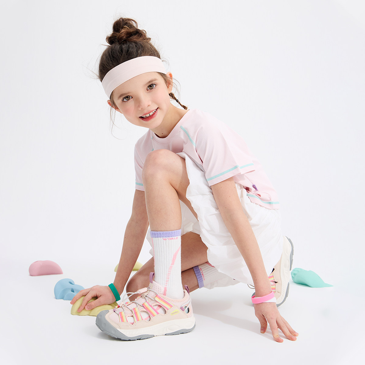 SMIBU斯密朴儿童包头凉鞋2026夏季男童女童运动鞋透气休闲鞋巡迹