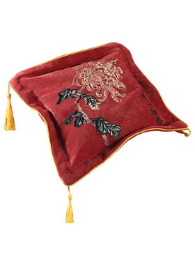 老山檀香粉末小抱枕枕头车载靠枕腰枕红木L家居饰品送礼收藏品抱