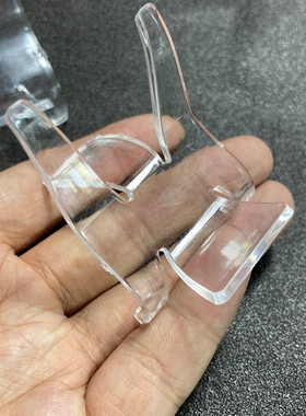 亚克力饰品展示架玻璃底座托盘架