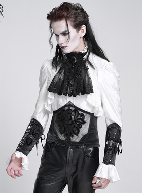 Devil Fashion恶魔时尚蕾丝领子百搭装饰围脖配饰假高领【AS206】