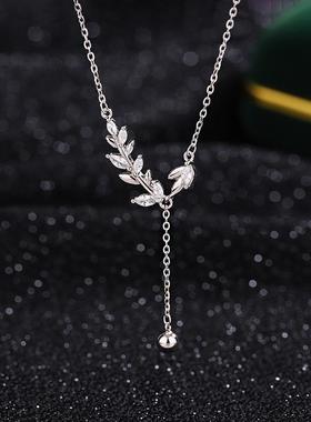 十个勤天麦穗项链999足银礼盒装