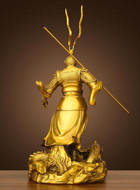 纯黄铜孙悟空齐天大圣摆件家居公司工艺品猴子美猴王斗战胜圣佛像