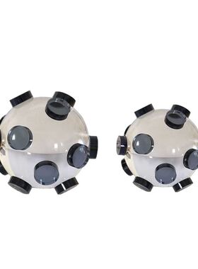 北欧简约现代轻奢水晶球摆件书档样板房J间家居客厅书房桌面装饰