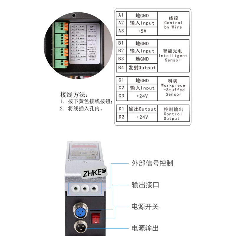 SDVC31S 31M 31L数字调频振动送料控制器振动盘控制器震动调速器-图2