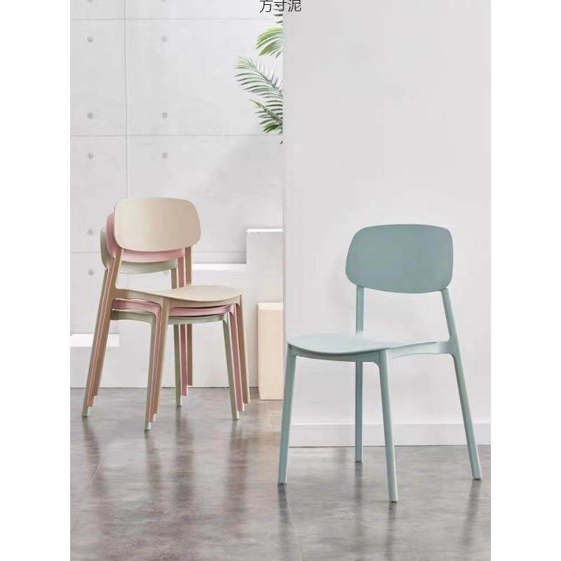 塑料餐椅现代简约家用靠背凳子书桌椅休闲椅化妆椅外贸工厂供应链,淘宝优惠券,粉丝福利购,淘宝优惠卷