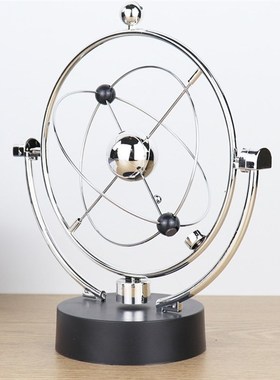 创意牛顿摆球g永动机撞球碰碰球混沌E摆件摇摆器办公桌面装饰品大