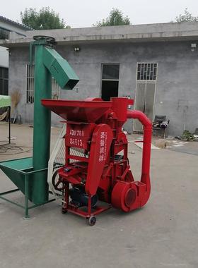 电动双筛无尘花生剥壳机油坊榨油脱壳机螺旋花生提升机
