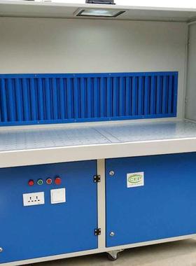 移动式除尘抛光打磨台车间粉尘收集柜小型脉冲式打磨台