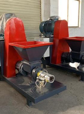 空心碳粉制棒机农作物秸秆燃料机制木炭机自动切断竹粉制碳机