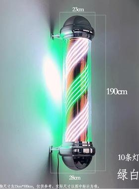 美发店led转灯发廊转灯理发店转灯户外防水挂壁新款超亮电镀灯箱