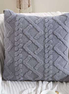 AB版双面加厚抱枕毯子两用珊瑚绒汽车上靠垫被办公室宿舍午休盖毯