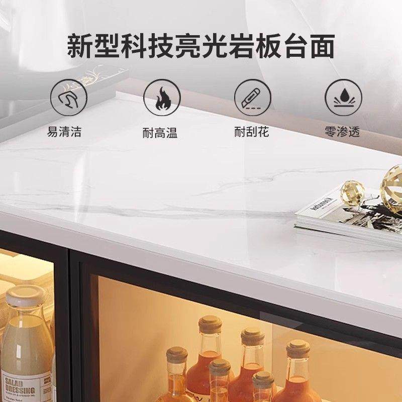 岩板餐边柜橱柜移动边几客厅茶水柜靠墙柜厨房收纳储物柜子,淘宝优惠券,粉丝福利购,淘宝优惠卷