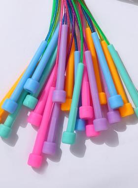 中考专用跳绳可调节地摊夜市跳绳初学者学生幼儿园PVC跳绳