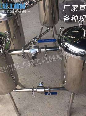 生产不锈钢304/316L双联过滤器管道过滤器