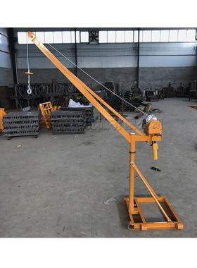 车载式重物提升小吊机建筑工地可旋转吊运机室内装修上料提升机