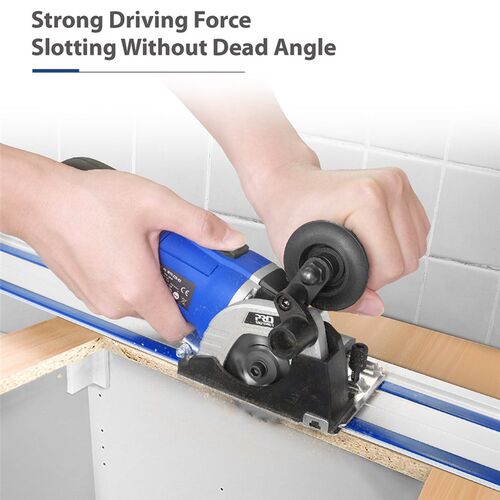 500Wa Mini Circular Saw 120/220V Wood Cutter 3 Blades Adjust - 图3