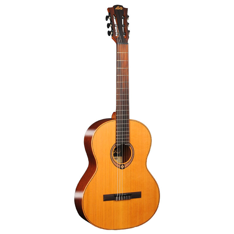 法国品牌LAG单板古典吉他OC170CE面单电箱古典木吉他哑光39英寸 - 图3