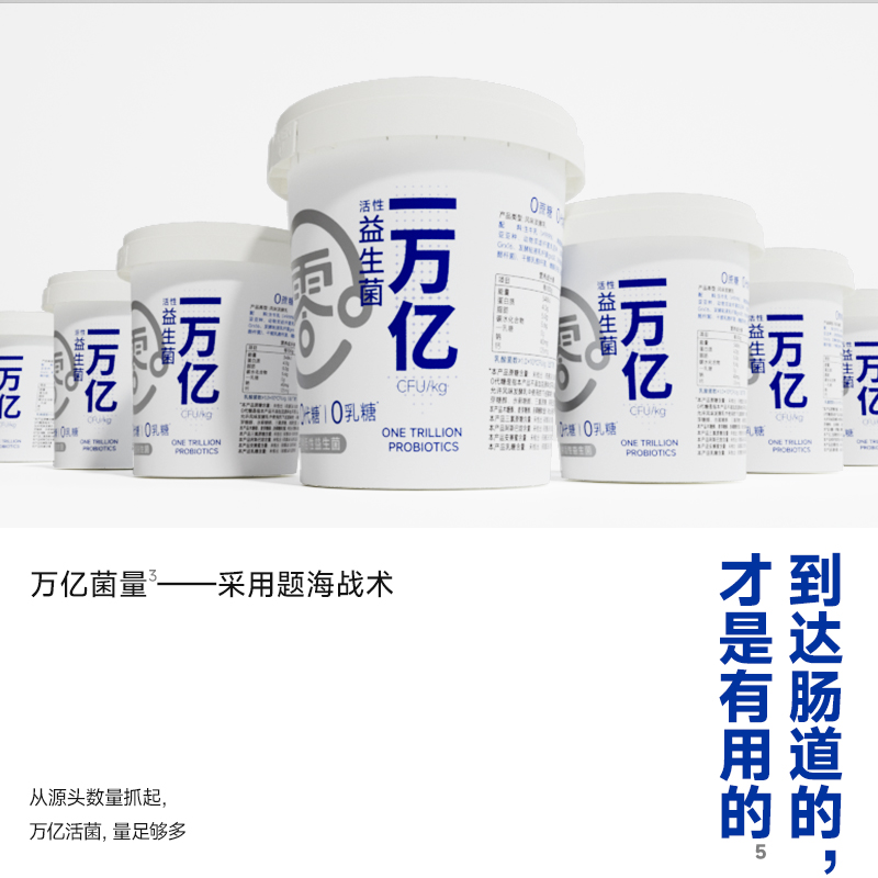 真零酸奶万亿益生菌零蔗糖0乳糖酸奶低温原味发酵早餐奶代餐1KG