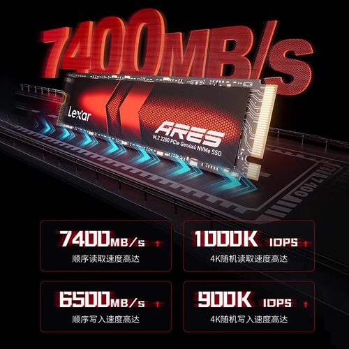 雷克沙ARES M.2 pcie4.0固态硬盘512G 1T 2T 4T台式电脑笔记本ssd-图2