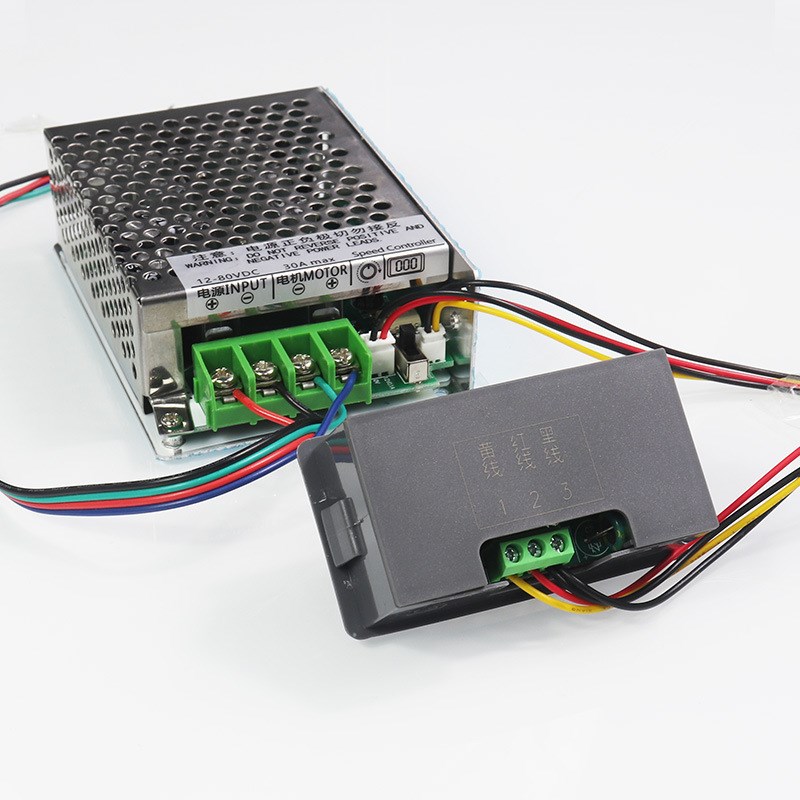 数显PWM直流电机调速器12V-80V30A大功率控制器缓启缓停调光开关 - 图1