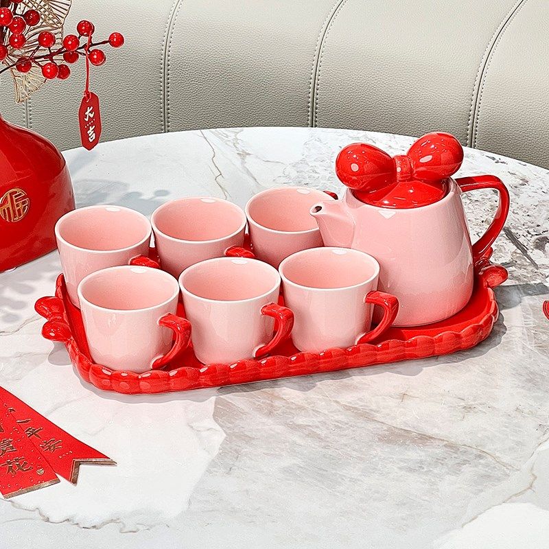 结婚新婚礼物送新娘乔o迁新居搬家伴手礼水杯杯子套装茶具套装礼,淘宝优惠券,粉丝福利购,淘宝优惠卷