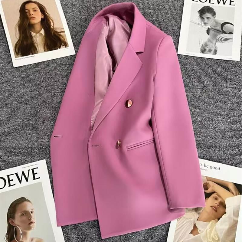 小西装女2023 women spring fashion blazers lady jackets coats - 图1