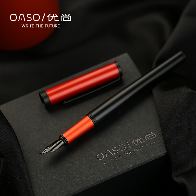 毕加索旗下OASO优尚黑旋风钢笔男士高档学生专用小学生三年级墨囊-图1