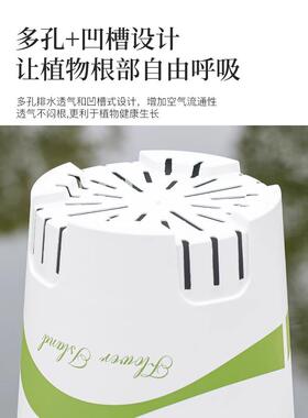 第二代青山盆流光花盆根控制透气加仑花盆塑料升级加厚大直径特惠
