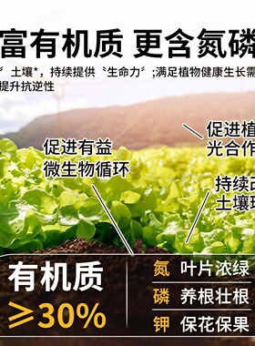 羊粪发酵有机肥花卉蔬菜专用肥料通用型花肥农家肥腐熟鸡粪种菜肥