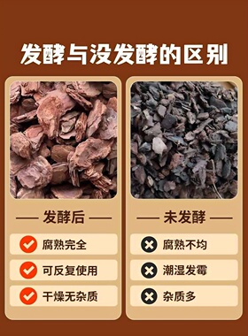 松鳞松树皮兰花专用发酵树皮园林景观覆盖物君子兰蝴蝶兰腐熟植料
