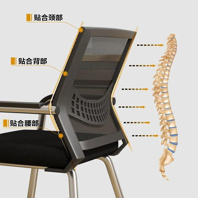 会议椅公家用电脑椅职会议办员椅公司接待座简椅学生宿舍易网布学 - 图1