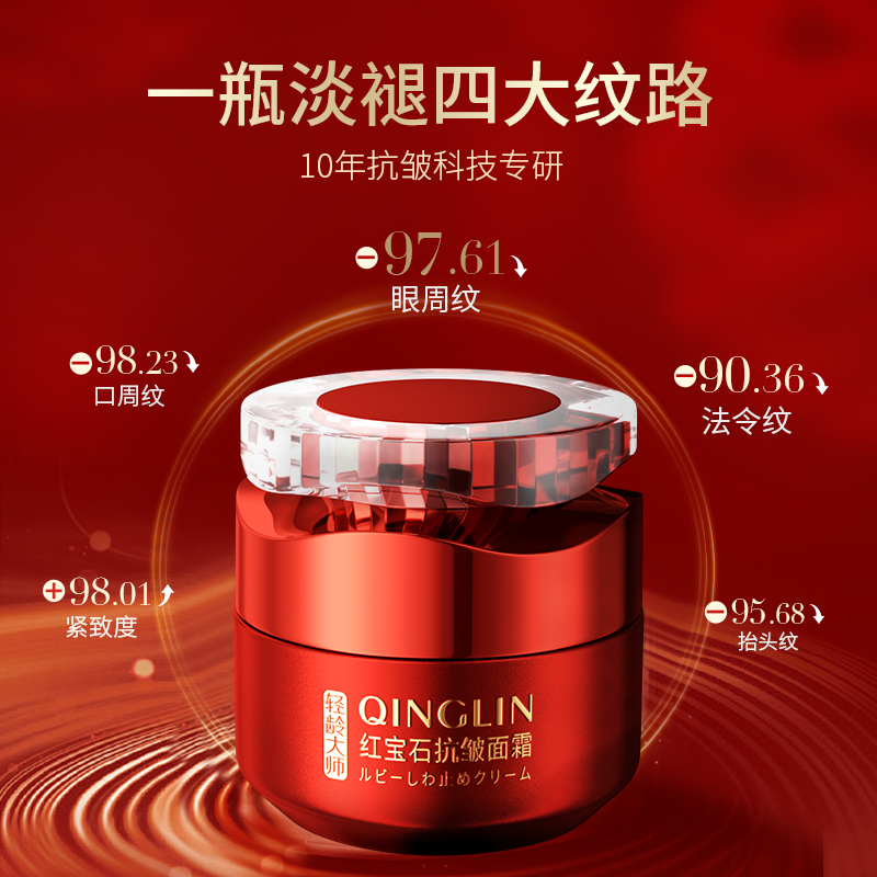 红宝石面霜抗皱紧致抗衰老补水保湿滋润淡化细纹多肽官方旗舰店,淘宝优惠券,粉丝福利购,淘宝优惠卷