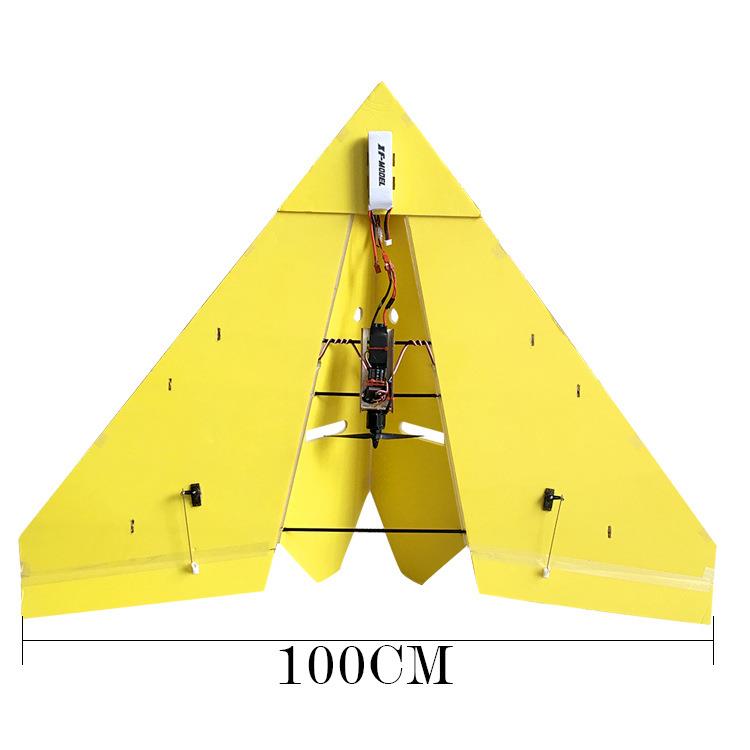 三角翼航模纸飞机KT板固定翼遥控飞机零配件DIY中小学生比赛机型-图3