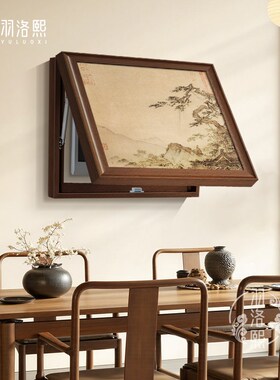 网红宋代花卉美学电表箱遮挡挂画高级感免打孔餐厅新中式配电箱装