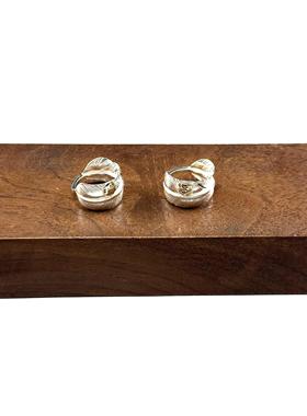 WANGWANG925纯银蔷薇老鹰纹高桥点金素银羽毛情侣时尚银饰戒指