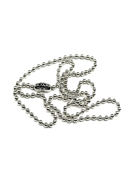 WANGWANGGA樱花六角花3mm情侣925纯银圆球圆珠潮流吊坠项链链子