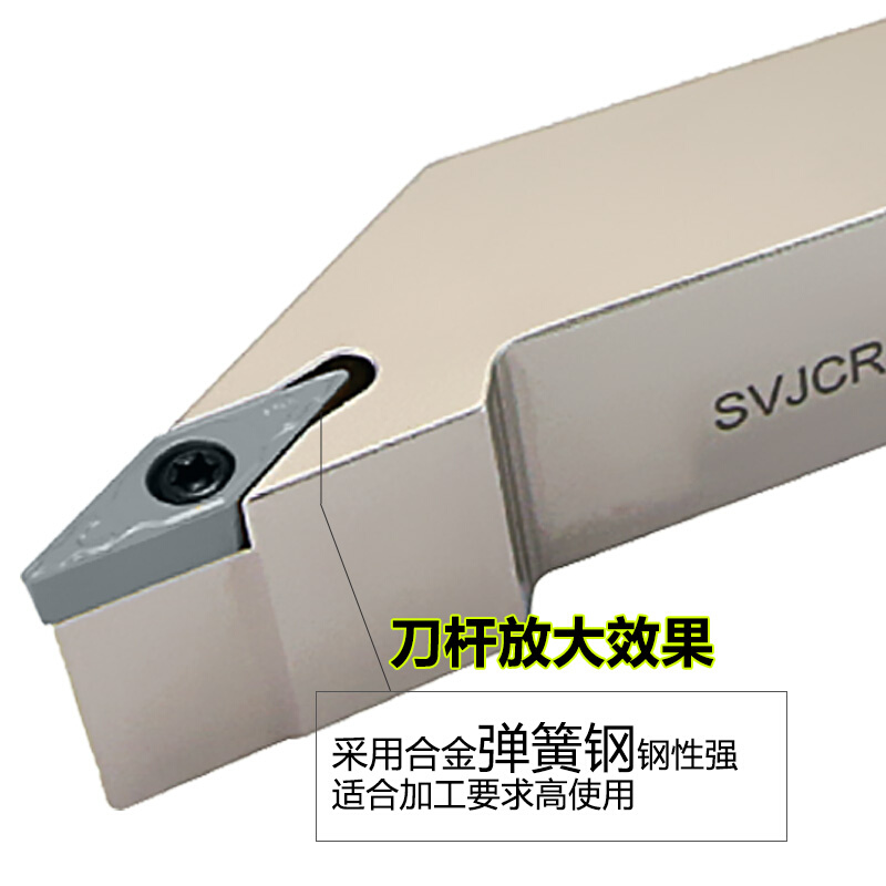 外圆车刀M93度螺钉式数控刀杆SVJCR20620K16/25251 SVJBR1616K11-图0