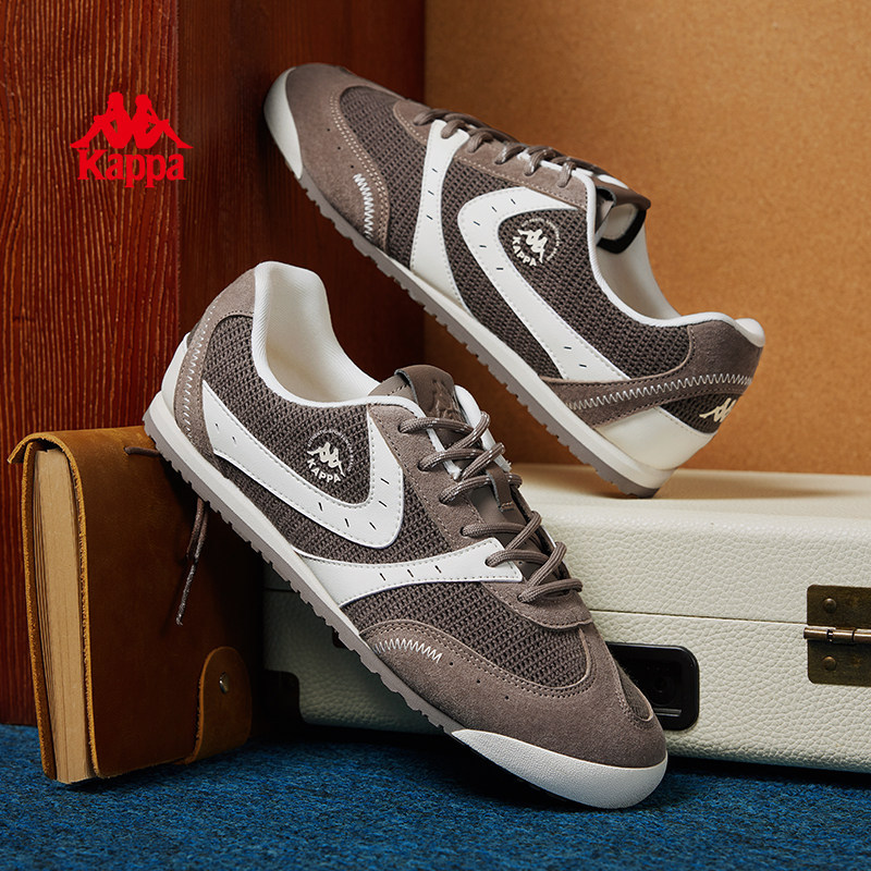 Kappa女鞋德训鞋女款2025秋季新款复古百搭板鞋休闲运动鞋子男款