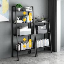 Simple Bookshelf Home Iron Art Floor Storage Rack Shelving Shelf Book Containing Shelf Library Living Room Bookcase