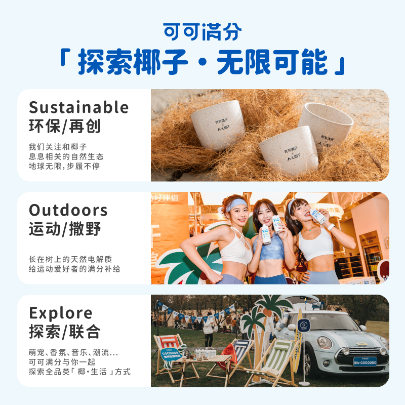 可可满分100%纯椰子水245ml*12瓶电解质水果汁椰奶无添加青椰饮料