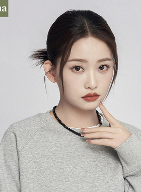 NININA黑玛瑙项链潮酷高级串珠