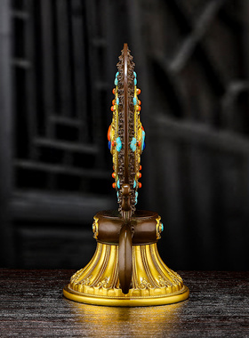 极速慧宝金轮宝摆件慧宝出品纯铜大法轮金轮宝摆件缘起.物家居摆